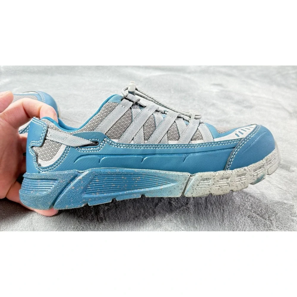 Keen Shoes Womens Size 8.5 Blue Gray ESD Slip Resistant Safety Work 1017074M‎